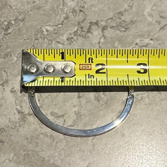 Silver Crystal Bangle - Picture 5 of 6